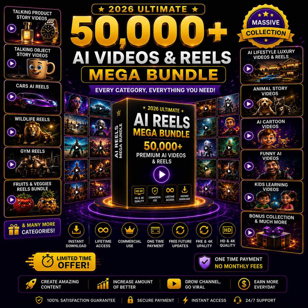 2026 Ultimate AI Videos & Reels Mega Bundle